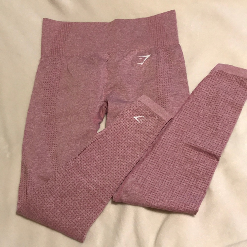 Pink Gymshark Vital Seamless Leggings